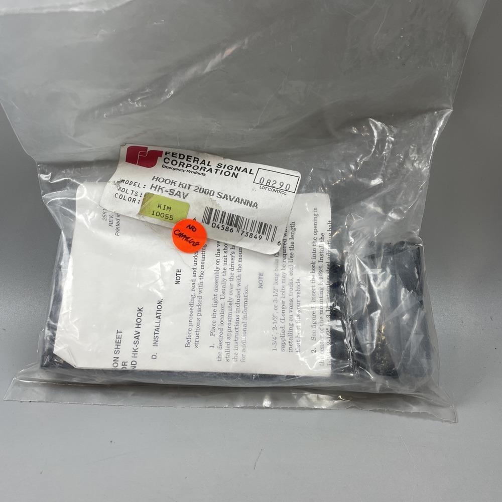 Federal Signal HK-SAV Hook Kit 2000 Savanna Emergency Lighting Accessory